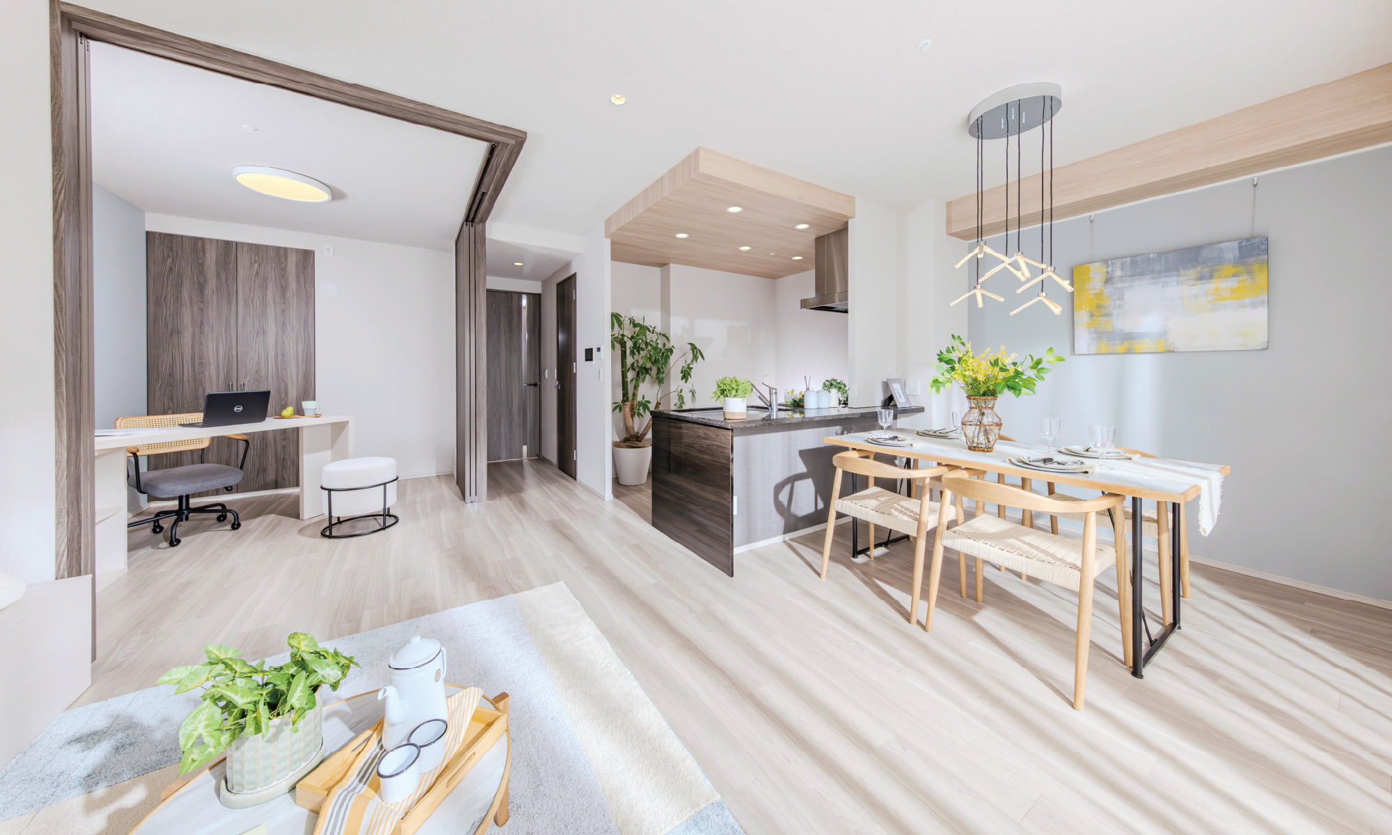 LIVING DINING KITCHEN